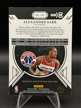 Load image into Gallery viewer, 2024-25 Panini Noir #147 Alexandre Sarr International Holo Green #/5
