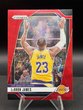 Load image into Gallery viewer, 2024-25 Panini Prizm #130 LeBron James Prizm Ruby Wave
