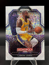 Load image into Gallery viewer, 2022-23 Panini Prizm Monopoly #PS7 LeBron James Prizm All-Stars White Sparkle
