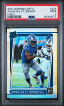 Load image into Gallery viewer, 2021 Panini Donruss Optic #228 Amon-Ra St. Brown Holo PSA 9
