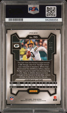 Load image into Gallery viewer, 2023 Panini Prizm #110 Jordan Love No Huddle Red PSA 9
