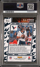 Load image into Gallery viewer, 2023 Panini Donruss Optic Chain Reaction #CRCJ Cj Stroud PSA 10
