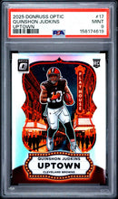 Load image into Gallery viewer, 2025 Panini Donruss Optic Uptown #17 Quinshon Judkins PSA 9
