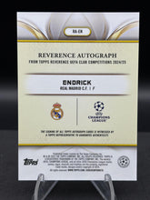 Load image into Gallery viewer, 2024-25 Topps Reverence UEFA Club Comp. Endrick Reverence Autographs Blue #/75
