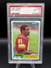 Load image into Gallery viewer, 1981 Topps #194 Art Monk PSA 8
