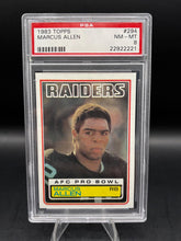 Load image into Gallery viewer, 1983 Topps #294 Marcus Allen PSA 8
