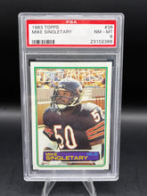 Load image into Gallery viewer, 1983 Topps #38 Mike Singletary PSA 8
