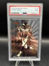 Load image into Gallery viewer, 1998 Bowman's Best #109 Randy Moss PSA 9
