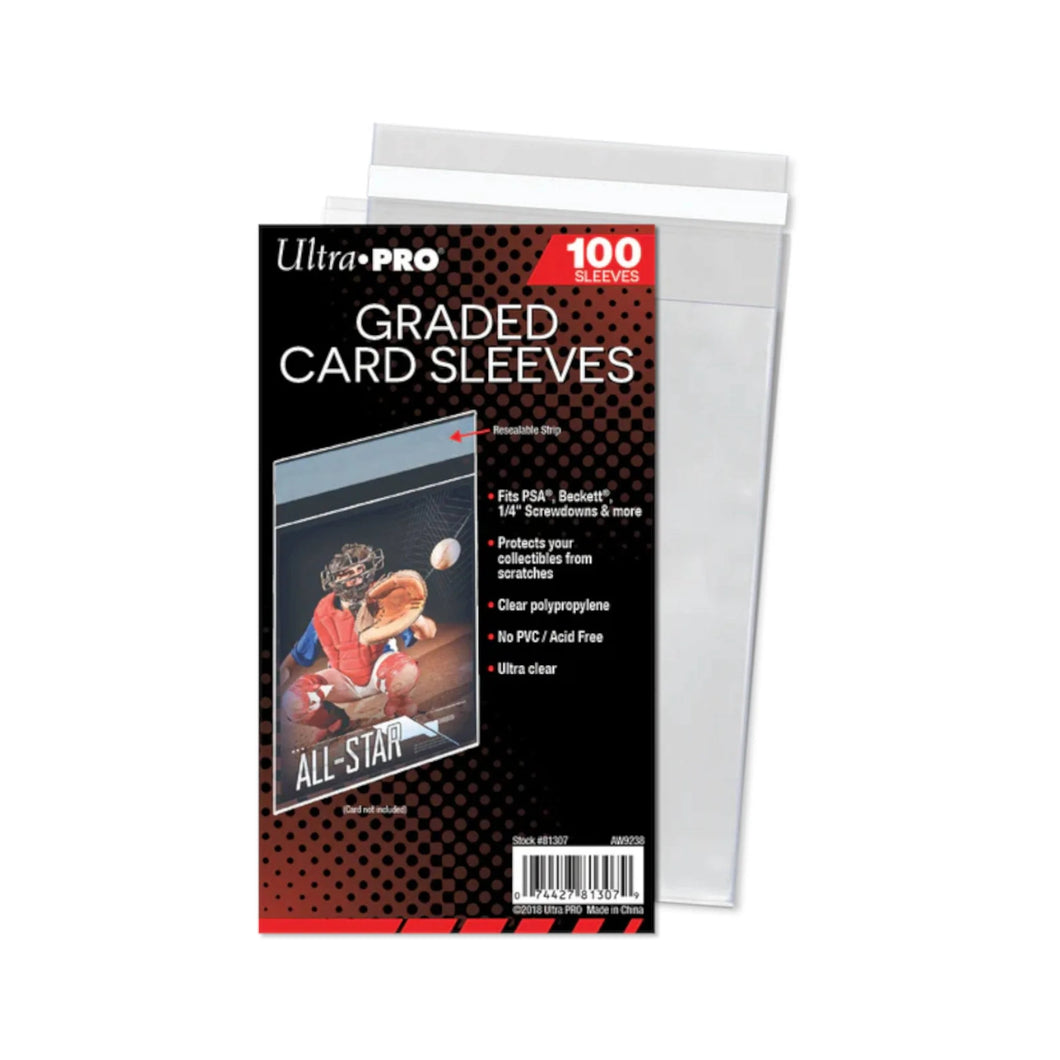 Ultra Pro Resealable Graded Card Sleeves 100 Pack