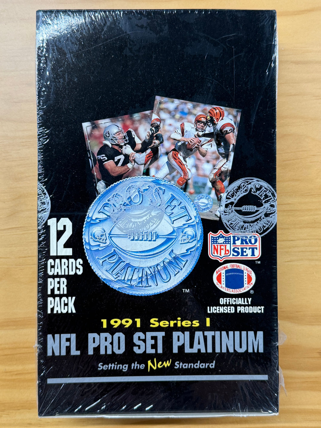 1991 NFL Pro Set Platinum Series 1 Football NFL Factory Sealed Box 36 packs
