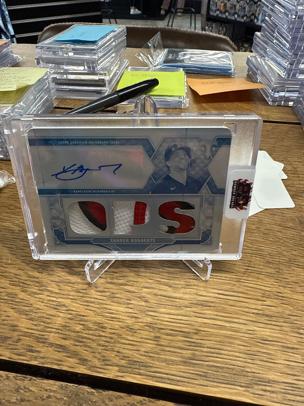 Xander Bogaerts 2022 Topps Triple Threads White Whale Patch Auto 1/1