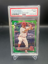 Load image into Gallery viewer, JJ Wetherholt 2025 Bowman - Chrome Prospects #BCP-22 Green Refractor /99 (RC)
