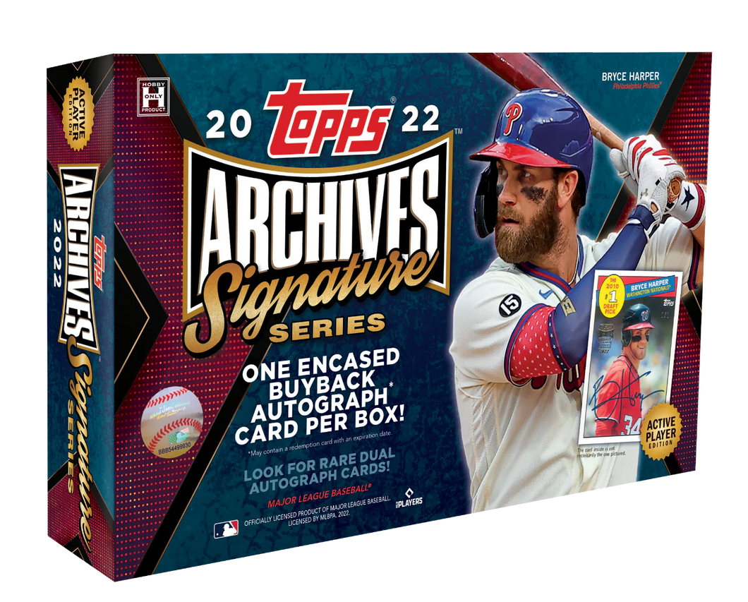 2022 Topps Archives Signature Series Baseball Active Players Edition Hobby Box
