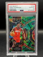 Load image into Gallery viewer, 2023-24 Panini Select #122 Amen Thompson Green Ice Prizm PSA 10
