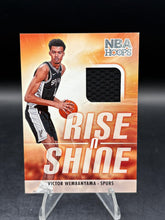 Load image into Gallery viewer, 2023-24 Hoops #RS-WEM Victor Wembanyama Rise n Shine Memorabilia
