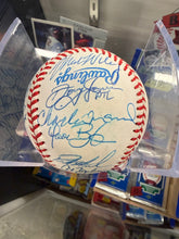 Load image into Gallery viewer, 1998 Cleveland Indians Team Signed Official American League Divisional Series Baseball JSA Authentication Z70837 Thome Alomar Hargrove Colon
