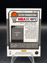Load image into Gallery viewer, 2023-24 Hoops Premium Stock #108 Victor Wembanyama Seismic Prizm

