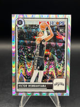 Load image into Gallery viewer, 2023-24 Hoops Premium Stock #108 Victor Wembanyama Seismic Prizm
