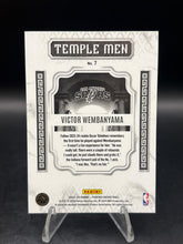 Load image into Gallery viewer, 2023-24 Panini Phoenix #7 Victor Wembanyama Temple Men Phoenix Teal Lazer
