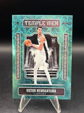 Load image into Gallery viewer, 2023-24 Panini Phoenix #7 Victor Wembanyama Temple Men Phoenix Teal Lazer
