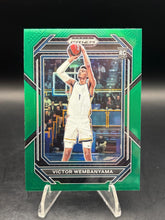 Load image into Gallery viewer, 2023 Panini Prizm Draft Picks #2 Victor Wembanyama Green
