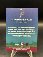 Load image into Gallery viewer, 2025-26 Topps #8B-4 Victor Wembanyama 8-Bit Ballers Gold Holo Foil #/50
