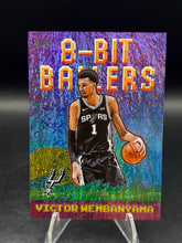 Load image into Gallery viewer, 2025-26 Topps #8B-4 Victor Wembanyama 8-Bit Ballers Gold Holo Foil #/50
