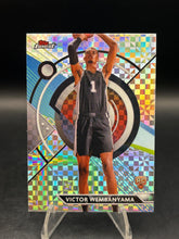 Load image into Gallery viewer, 2023-24 Finest #76 Victor Wembanyama Checkerboard Refractor
