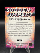 Load image into Gallery viewer, 2023-24 Topps Chrome #SI-1 Victor Wembanyama Sudden Impact
