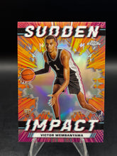 Load image into Gallery viewer, 2023-24 Topps Chrome #SI-1 Victor Wembanyama Sudden Impact
