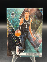 Load image into Gallery viewer, 2023-24 Panini Phoenix #256 Victor Wembanyama Phoenix Teal Lazer
