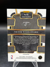Load image into Gallery viewer, 2023-24 Panini Select #87 Victor Wembanyama Blue Cracked Ice Prizm
