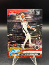 Load image into Gallery viewer, 2023 Hoops Premium Stock Victor Wembanyama Attack The Rack  Red Prizm #/88
