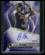 Load image into Gallery viewer, 2025 Bowman's Best Blake Burke Best of 2025 Autographs Purple Refractor #/75
