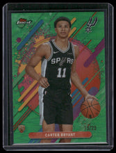 Load image into Gallery viewer, 2025-26 Finest #214 Carter Bryant Green Refractor #/25
