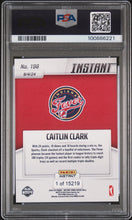 Load image into Gallery viewer, 2024 Panini Instant Wnba #198 Caitlin Clark PSA 9
