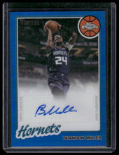 Load image into Gallery viewer, 2025-26 Topps Chrome Update Brandon Miller 1980-81 Topps Autograph Blue #/150
