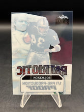 Load image into Gallery viewer, 2026 Leaf Metal #NNO Bo Jackson Metal Pre-Production Proofs Clear Blue #/1
