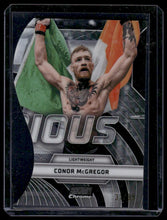 Load image into Gallery viewer, 2026 Stadium Club UFC #TVN-18 Conor McGregor Triumvirates Nicknames Black #/99
