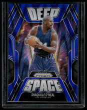 Load image into Gallery viewer, 2025-26 Panini Prizm #4 Shaquille O'Neal Deep Space Prizm Blue Seismic #/99
