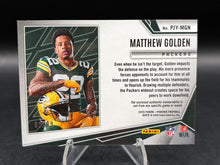 Load image into Gallery viewer, 2025 Panini Phoenix Matthew Golden Rookie Phenom Jersey Green Prizm #/99
