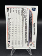 Load image into Gallery viewer, 2022 Topps Chrome #CVA-TS Tarik Skubal Veteran Autographs Blue Refractor #/150
