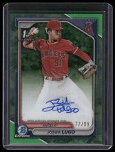Load image into Gallery viewer, 2024 Bowman Chrome Sapphire Edition Joswa Lugo Prospect Autographs Green #/99
