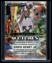 Load image into Gallery viewer, 2024 Leaf Electrum - Futures Auto Bronze #FA-CHJ Chris Henry Jr. #/59

