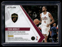 Load image into Gallery viewer, 2023-24 Panini Phoenix #CG-EVM Evan Mobley Calligraphy Purple #/75
