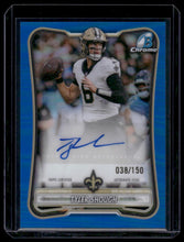 Load image into Gallery viewer, 2026 Bowman #BCA-TSH Tyler Shough Chrome Autographs Blue Refractor #/150
