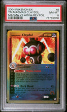 Load image into Gallery viewer, 2004 Pokemon Ex Team Magma Vs Team Aqua #8 Magma'S Claydol Rev.Foil PSA 8
