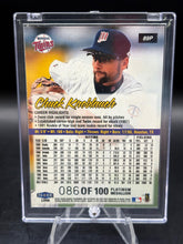 Load image into Gallery viewer, 1998 Ultra #89P Chuck Knoblauch Platinum Medallion #/100
