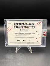 Load image into Gallery viewer, 2026 Topps Pristine Zack Wheeler Popular Demand Auto Relics Gold Refractor #/50
