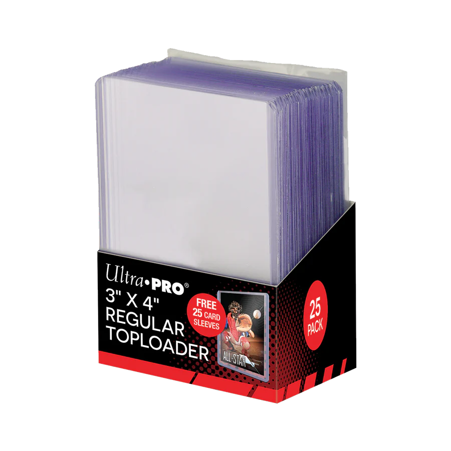 Ultra Pro 3x4 Regular Toploader with Sleeves